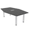 Skutchi Designs 45.25 in W, 71.5 in L, 29 in H, Engineered Wood Top, Grey H-HEXIR-4672PT-AN-EL - alternate 1